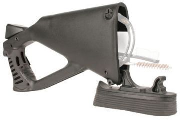 Image of Blackhawk Axiom TH Thumbhole Rifle Stock Short Action Remington 700BDL Rifle, Black