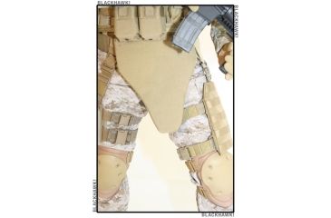 Image of BlackHawk Ballistic Groin Protector w/Level IIIA Soft Armor 32BA03