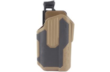 Image of BlackHawk Omnivore Holster, Black/Tan, Surefire, X300A, Right Hand, 419001BCR