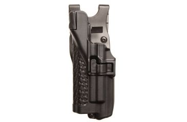 Image of BlackHawk BHP Level 3 Serpa Light Bearing Duty Holster Basket Weave Black Left Hand For S&amp;W M&amp;P 9mm/.40 Pro