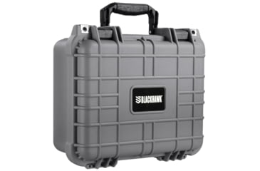 Image of BlackHawk Compact 13.37in Waterproof Gear Hard Case w/ Foam, Gray, Standard, BH00001-GRA