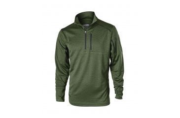 Image of BlackHawk Convoy 1/4 Zip Pullover Shirt, Moss, Small, CS03MSSM