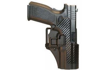 Image of BlackHawk CQC SERPA Beltloop/Paddle Holster, Left Hand, Matte Black - Beretta 92/96 - 410504BK-L