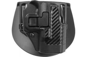 Image of BlackHawk CQC SERPA Holster, Carbon Fiber Black, 410001BKR
