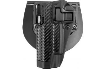 Image of BlackHawk CQC SERPA Holster Carbon Fiber Finish Colt 191, Black Left 