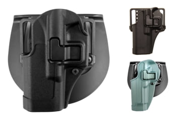 Image of BlackHawk CQC SERPA Holster (Matte Finish w/Beltloop &amp; Paddle), Black, Coyote Tan, Foliage Green