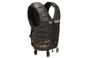 Image of BlackHawk Cutaway Omega Tactical Vest, 6in Length, Nylon Mesh, Black, 30CV01BK