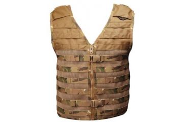 Image of BlackHawk Cutaway Omega Tactical Vest, 6in Length, Nylon Mesh, MultiCam, 30CV01MC