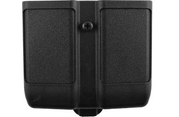 Image of Blackhawk Double Magazine Case, 9mm/.40 cal/.45 cal/10mm/.357 Sig, Matte, Black, Single Stack, 410510PBK