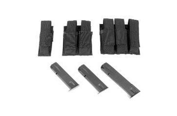 Image of BlackHawk Duty ADJ Double Pistol Mag Pouch (Black) 52AMP2BK