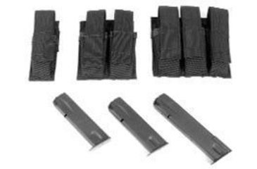 Image of BlackHawk Duty ADJ Triple Pistol Mag Pouch (Black) 52AMP3BK