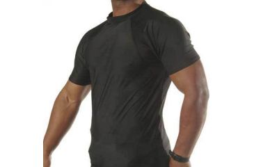 Image of Blackhawk Engineered Fit Black Shirt, Short Sleeve