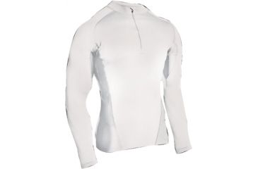 Image of Blackhawk Engineered Fit Shirt-LS 1/4 Zip, Color - White, Size - Large, 84BS01WH-LG