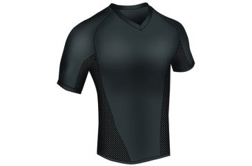 Image of Blackhawk Engineered Fit Shirt, Short Sleeve, Vneck, Coyote Tan, Small, 84BS03CT-SM