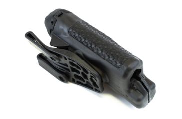Image of BlackHawk Epoch Level 3 Molded Light Bearing Duty Holster for Glock 17/22/31, Basketweave, Left Hand 44E000BW-L