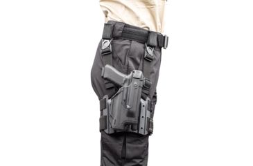 Image of BlackHawk Epoch Level 3 Molded Light Bearing Tactical Holster for SW MP 9/357/40,Right Hand 44E625BK-R