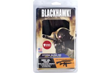 Image of Blackhawk Storm Single Point 300 Pound Test Sling QD, Black - 70GS15BK