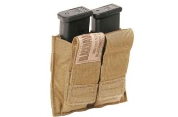 Image of BlackHawk Gen4 MOLLE System Double Pistol Mag Pouch,Coyote Tan 37CL10CT