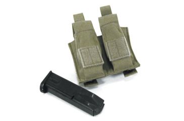 Image of BlackHawk Gen4 MOLLE System Double Pistol Mag Pouch,Olive Drab 37CL10OD