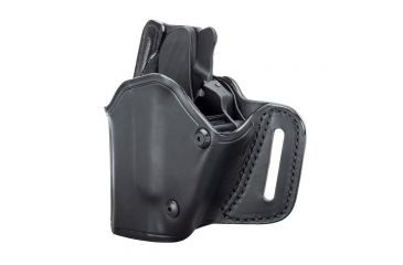 Image of BlackHawk Grip Break Leather Holster for Glock 17/19/22/23/31/32, Left, Black 421903BK-L