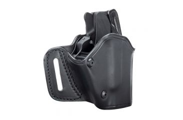 Image of BlackHawk Grip Break Leather Holster for Glock 17/19/22/23/31/32, Right, Black 421903BK-R