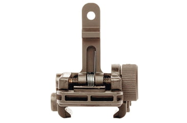 Image of BlackHawk Hybrid Folding Iron Sight for AR-15, Flat Dark Earth, 71BU04DK