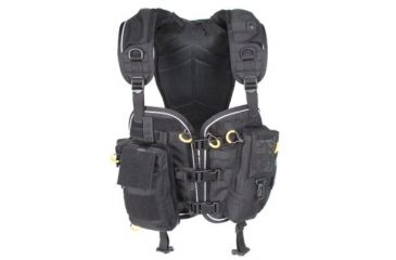 Image of Blackhawk Initial Response Vest, Black w/ MOLLE Webbing - 31RV01BK