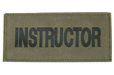 Image of Blackhawk Instructor Patch, Black on Green, 90IN02BG