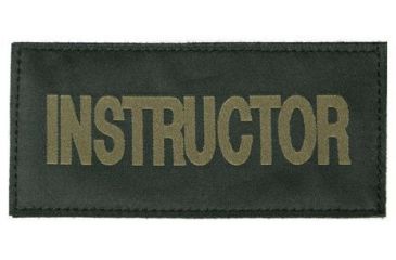 Image of Blackhawk Instructor Patch, Green on Black, 90IN02GB