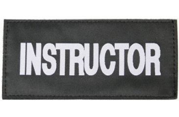 Image of Blackhawk 90IN02WB Instructor Patch, White on Black