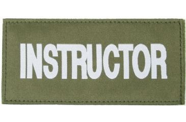 Image of Blackhawk Instructor Patches, White on Green