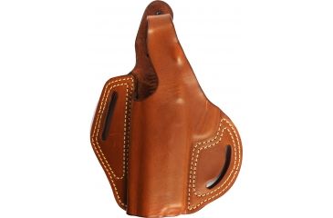 Image of Blackhawk Leather Cutaway Belt Holster, Brown, 1911 Commander, Left Hand - 421305BN-L 