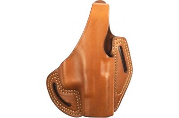 Image of Blackhawk Leather Cutaway Belt Holster, Brown, Glock 26, 27, 33, Right Hand - 421303BN-R 