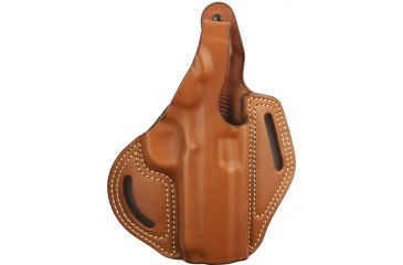 Image of Blackhawk Leather Cutaway Belt Holster, Brown, 1911 Commander, Right Hand - 421305BN-R 