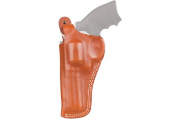 Image of Blackhawk Leather Hip Scabbard Gun Holster, Left Hand, Brown - Ruger Redhawk 4 inch
