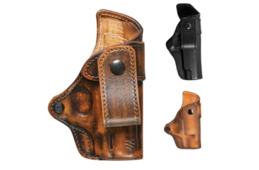 Image of BlackHawk Leather Inside Pants Holster, Antiqued Brown, Black, Burnished Brown