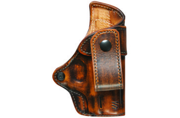 Image of BlackHawk Leather Inside the Pants Holster, Glock26/27/33, Left Hand, Antiqued Brown, 450401ABL