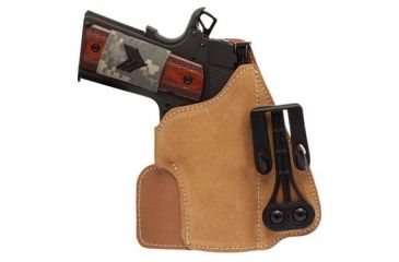 Image of BlackHawk Leather Tuckable Holster, Brown, 1911 Commander Model, Right Hand 421607BN-R
