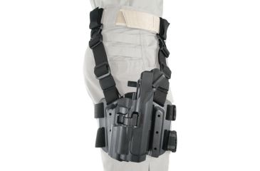 Image of Blackhawk SERPA Tactical Level 3 Holster for Xiphos, Black, Right Hand - Sig 228/229 - 430705BK-R
