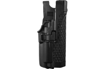 Image of Blackhawk Level 3 Serpa Xiphos Duty Holster, Basket Black, Right Hand 44H513BWR