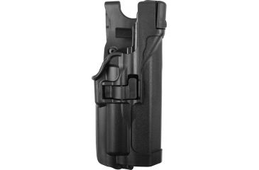 Image of Blackhawk Level 3 Serpa Xiphos Duty Holster, Matte, Black, Right 44H513BKR