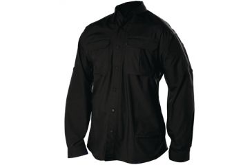 Image of BlackHawk Light Weight Tactical Shirt, Long Sleeve, Black, 3XL  88TS01BK-3XL