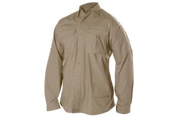 Image of Blackhawk Lightweight Tactical Shirt w/ Long Sleeves - Khaki