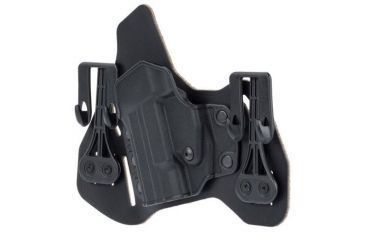Image of BlackHawk Leather Tuckable Inside Pants Holster with Shirt Shield &amp; Slots for SprIngfield XD/XDM Left Hand, Black 422005BK-L