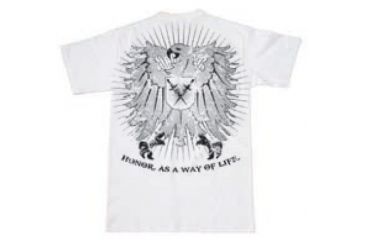 Image of BlackHawk Men's Crest T-Shirt, White, 2XL 90GT03WH-2XL