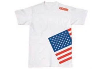 Image of BlackHawk Men's Memory T-Shirt w/ Colored Flag, White, XL 90GT04WH-XL