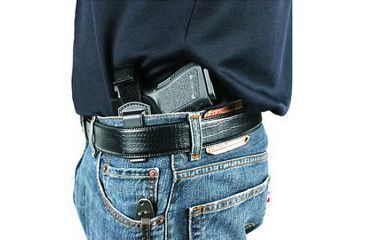 Image of BlackHawk Nylon Inside Pants Holster w/Strap, Lg Revolvers, Left Hand 73IR02BK-L
