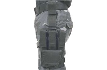 Image of BlackHawk Omega Triple Pistol Magazine/Double Cuff Pouch, Adjustable, Black Nylon - 56TPDCBK