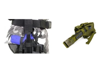 Image of BlackHawk Omega VI Elite Holster Airborn Right Hand Draw - Sig-220, 226, 228 / Glock 17/19/22/23/27, Black, Olive Drab