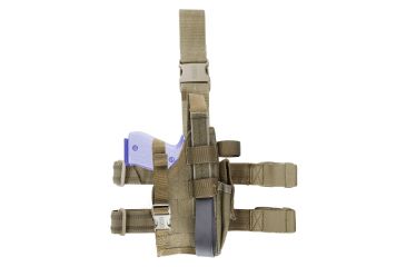 Image of BlackHawk Omega VI Elite Nylon Thigh Drop Leg Holster w/ Mag Pouch 